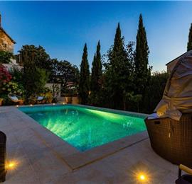 4 Bedroom Villa with Pool and Terrace in Postira, Brac Island, Sleeps 10